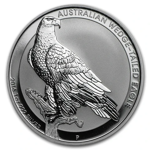 2016 Australian Wedge-tailed Eagle 1 oz bullion coin reverse