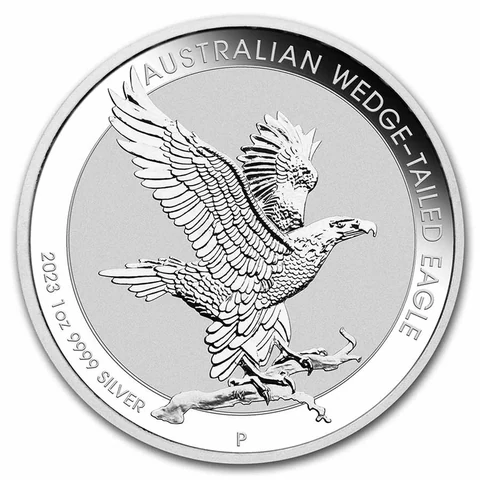 2023 Australian Wedge-tailed Eagle 1 oz bullion coin reverse