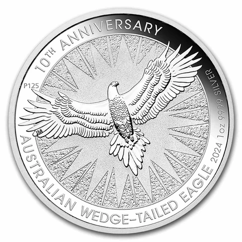 2024 Australian Wedge-tailed Eagle 1 oz bullion coin reverse