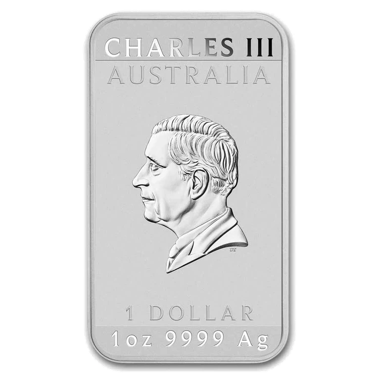 2025 Australian Rectangular Dragon 1 oz bullion coin reverse