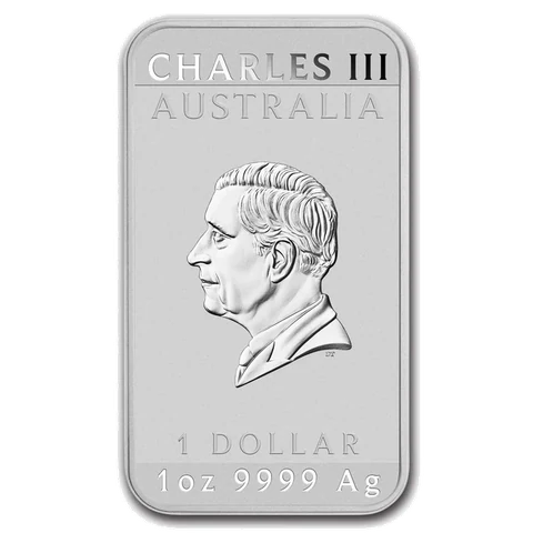 2024 Australian Rectangular Dragon 1 oz bullion coin obverse