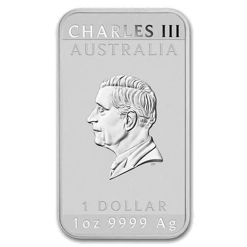 2025 Australian Rectangular Dragon 1 oz bullion coin reverse