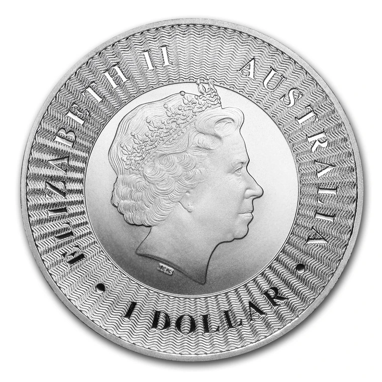 2016 Australian Silver Kangaroo 1 oz bullion coin obverse