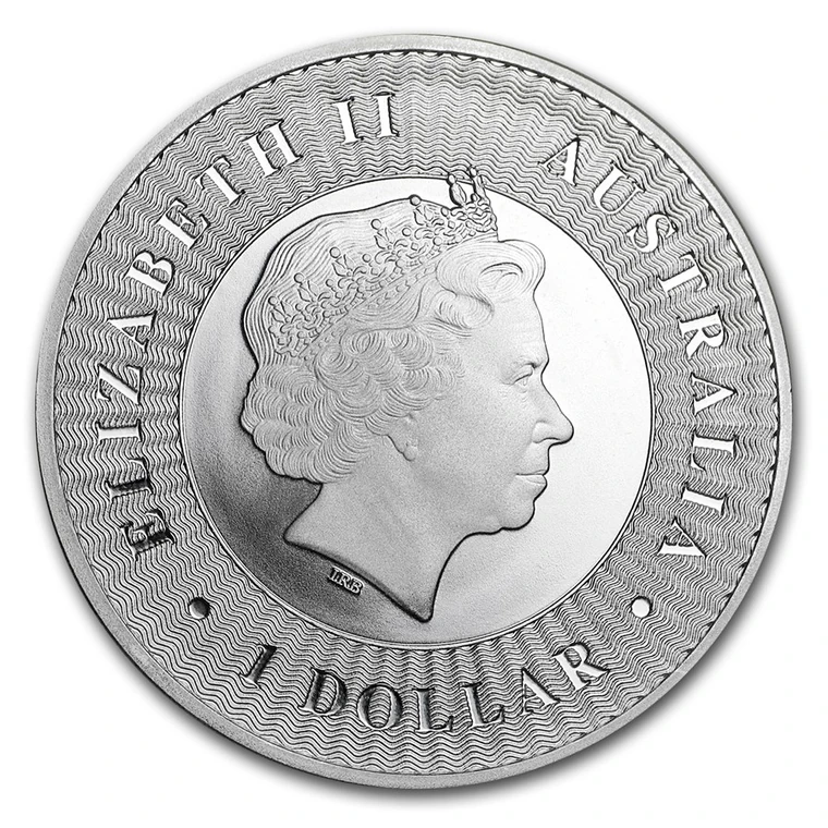 2017 Australian Silver Kangaroo 1 oz bullion coin obverse
