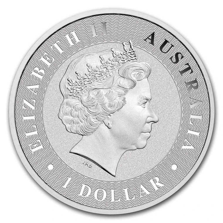 2018 Australian Silver Kangaroo 1 oz bullion coin obverse