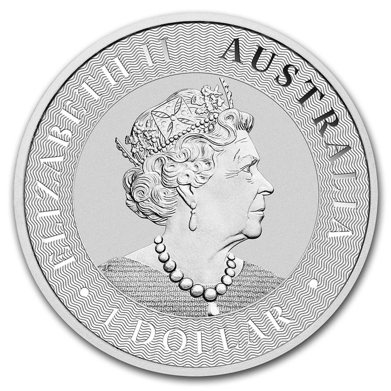 2020 Australian Silver Kangaroo 1 oz bullion coin obverse