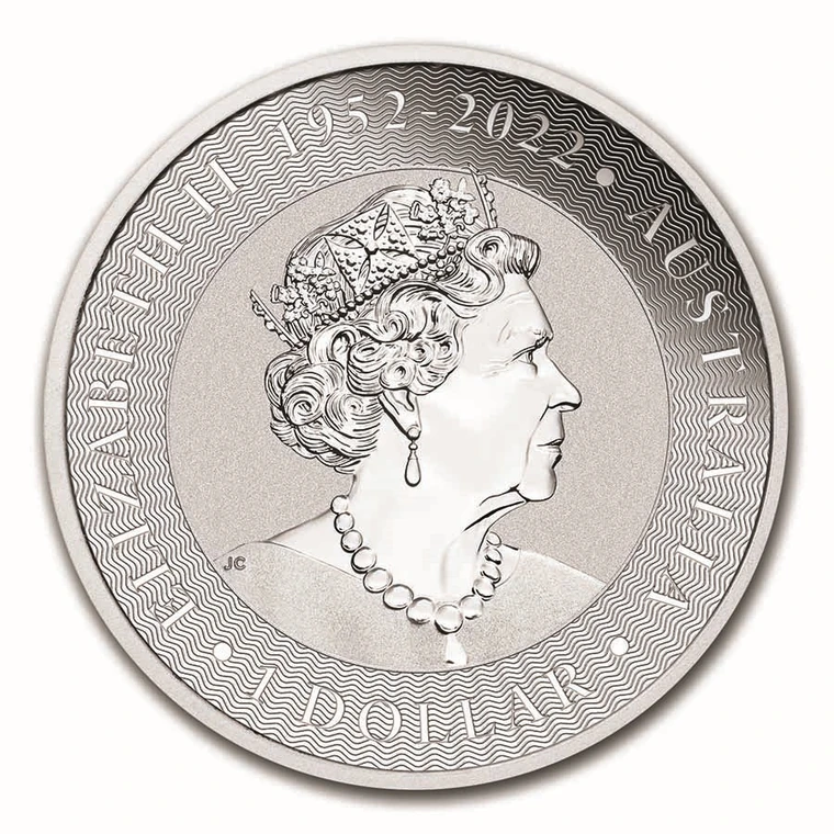 2023 Australian Silver Kangaroo 1 oz bullion coin obverse
