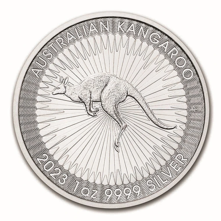 2023 Australian Silver Kangaroo 1 oz bullion coin reverse
