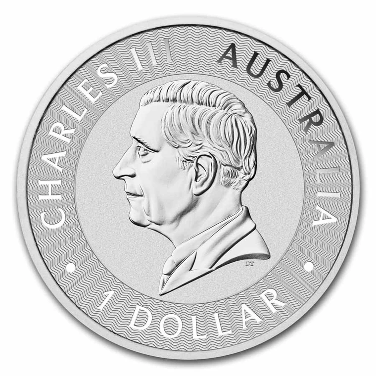 2024 Australian Silver Kangaroo 1 oz bullion coin obverse