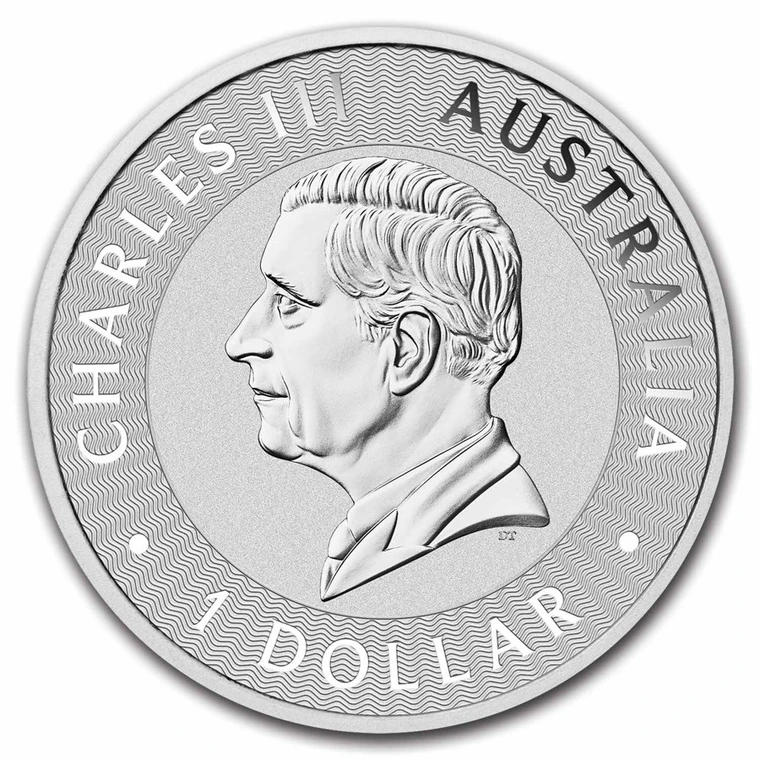 2025 Australian Silver Kangaroo 1 oz bullion coin obverse