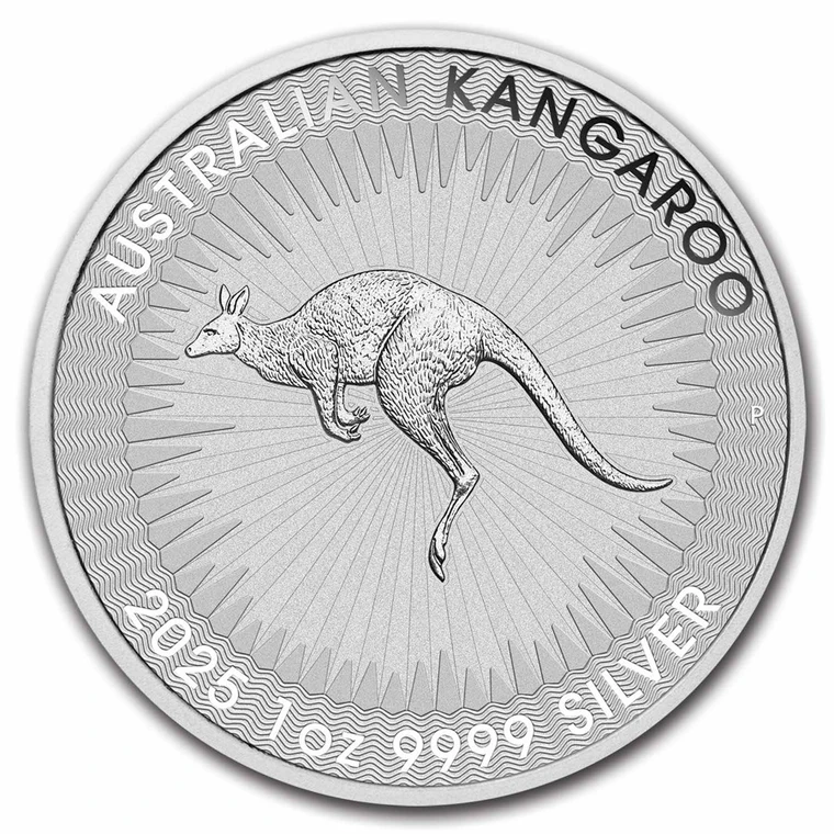 2025 Australian Silver Kangaroo 1 oz bullion coin reverse