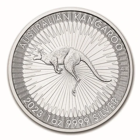 2023 Australian Silver Kangaroo 1 oz bullion coin reverse