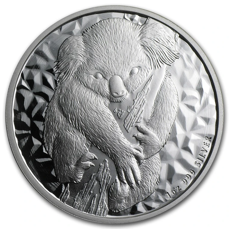 2007 Australian Silver Koala 1 oz bullion coin reverse