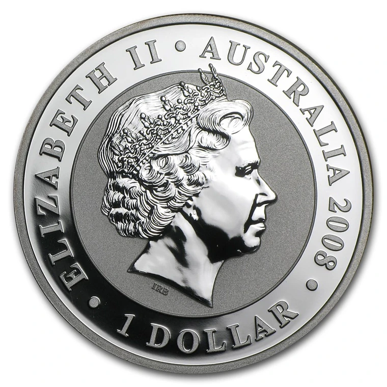 2008 Australian Silver Koala 1 oz bullion coin obverse