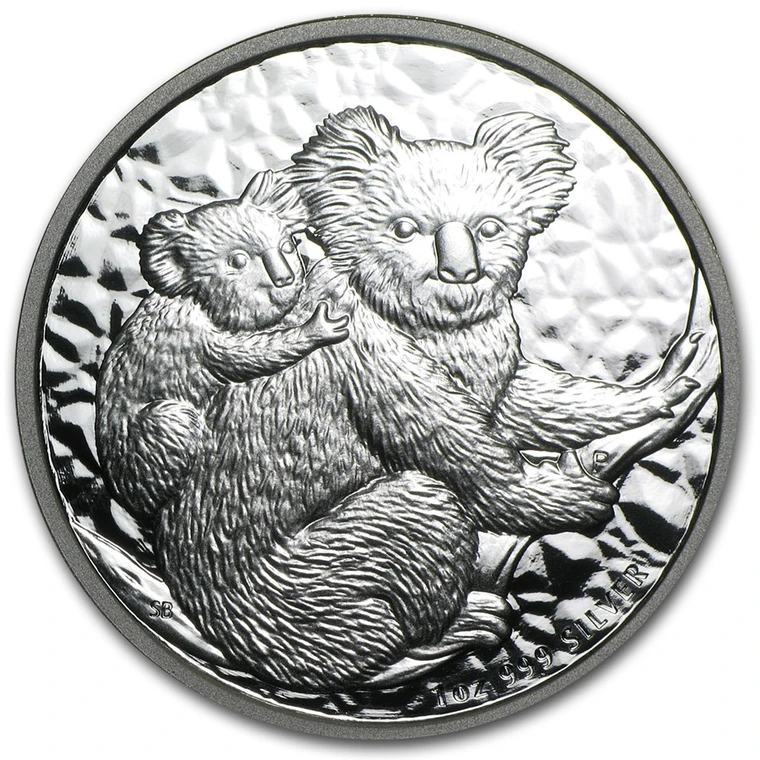 2008 Australian Silver Koala 1 oz bullion coin reverse