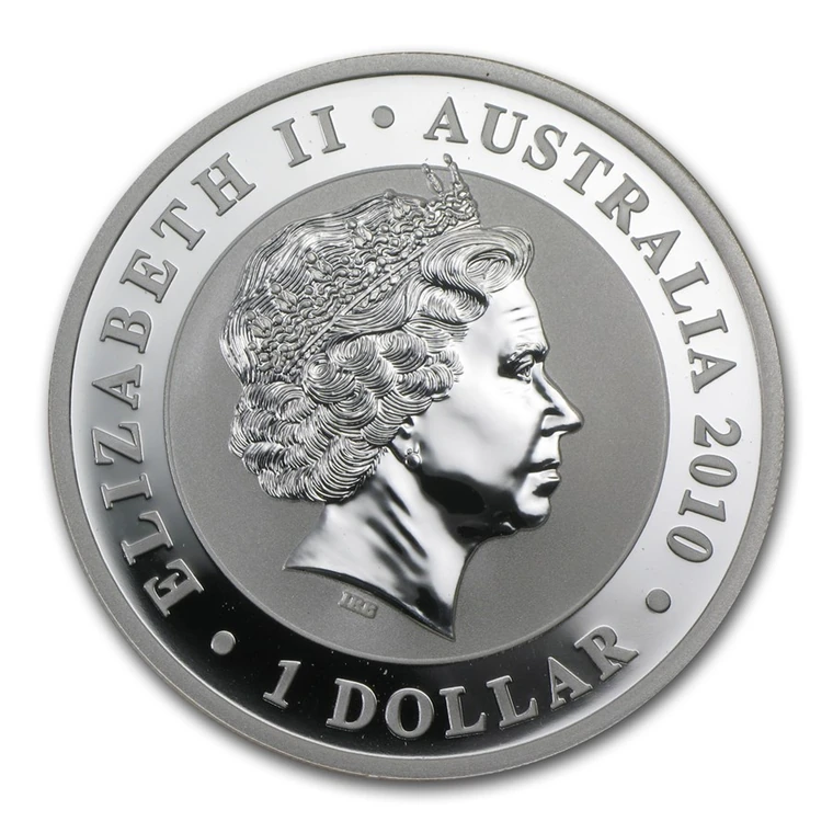 2010 Australian Silver Koala 1 oz bullion coin obverse