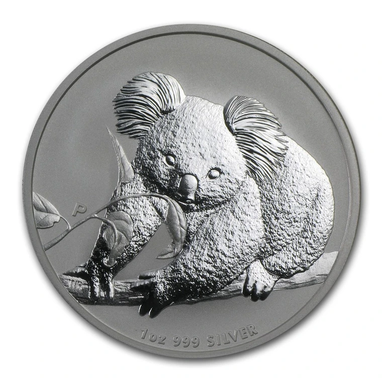 2010 Australian Silver Koala 1 oz bullion coin reverse