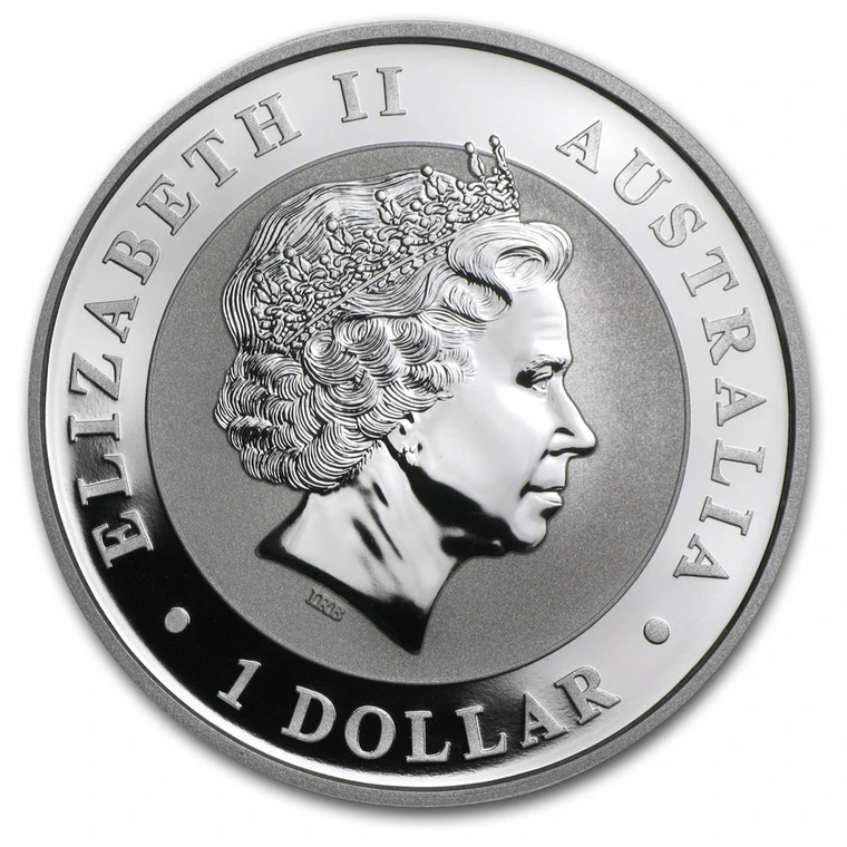 2014 Australian Silver Koala 1 oz bullion coin obverse