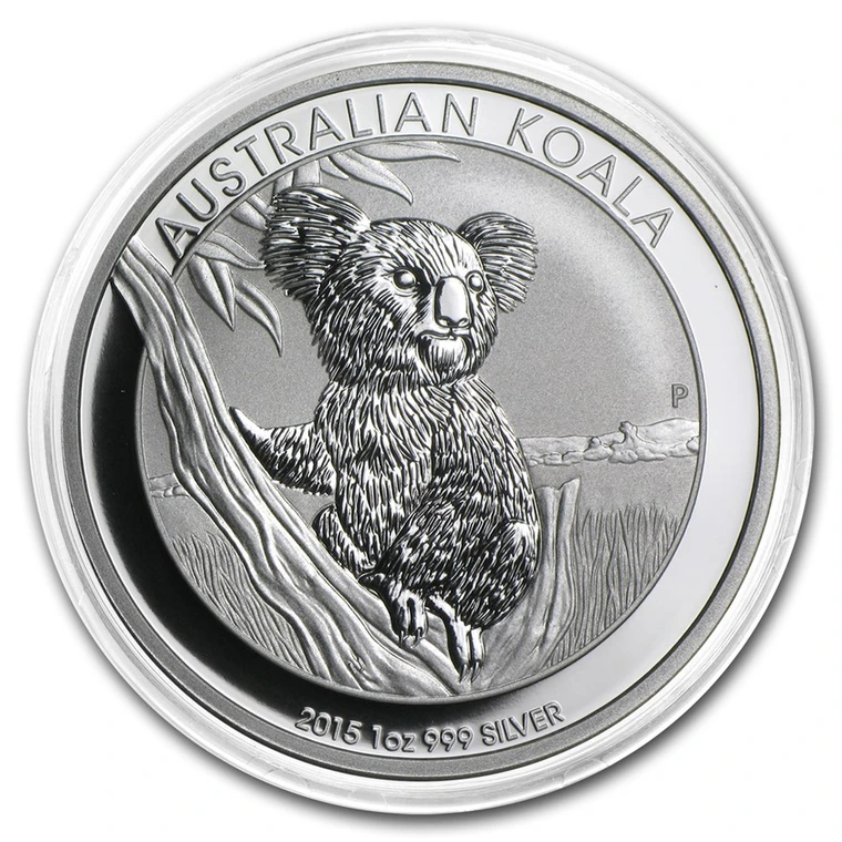2015 Australian Silver Koala 1 oz bullion coin reverse