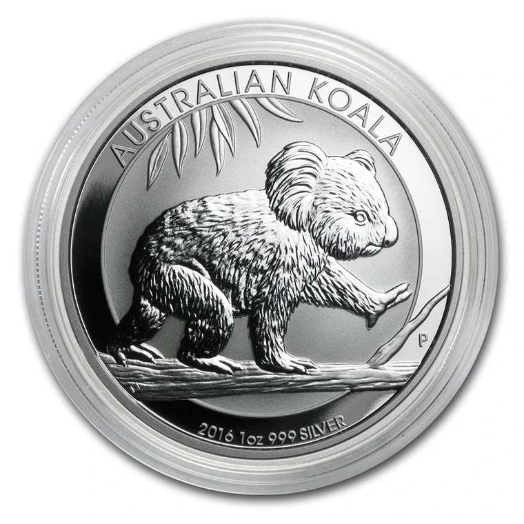 2016 Australian Silver Koala 1 oz bullion coin reverse