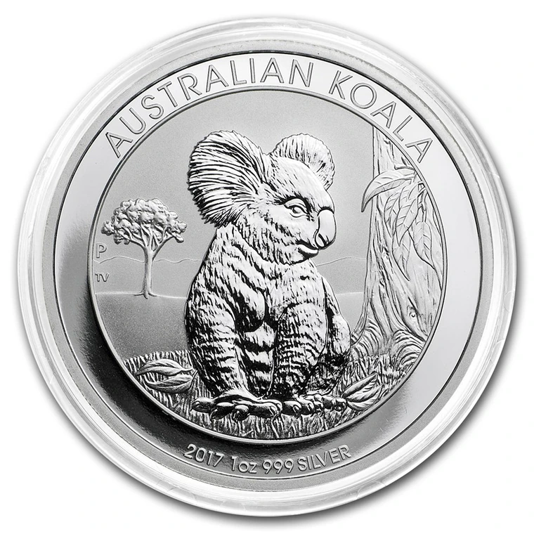 2017 Australian Silver Koala 1 oz bullion coin reverse