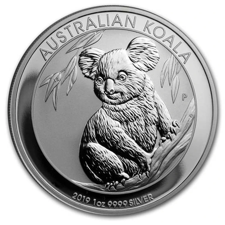2019 Australian Silver Koala 1 oz bullion coin reverse