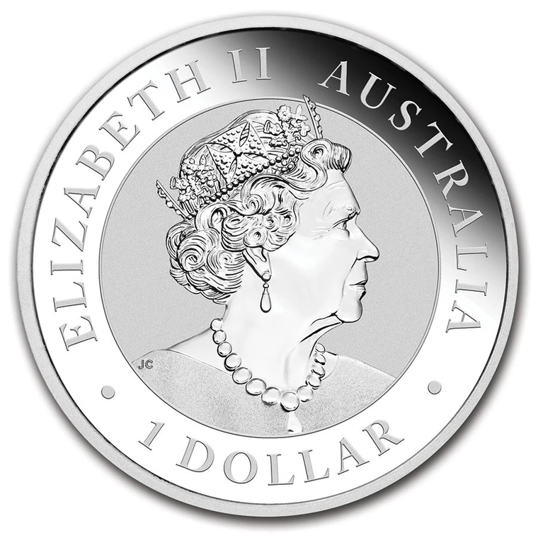 2021 Australian Silver Koala 1 oz bullion coin obverse