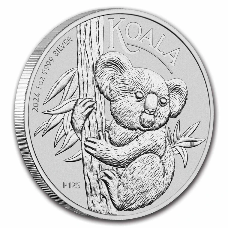 2024 Australian Silver Koala 1 oz bullion coin reverse