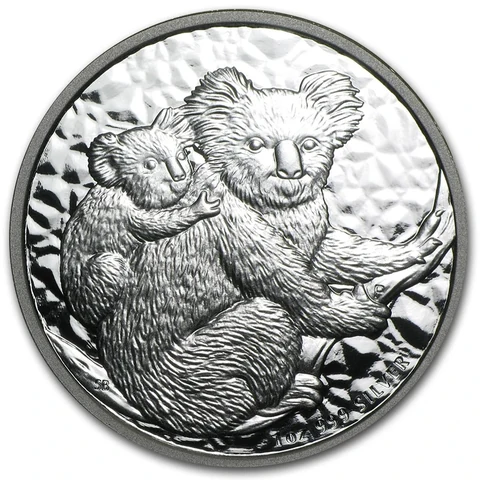 2008 Australian Silver Koala 1 oz bullion coin reverse