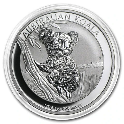 2015 Australian Silver Koala 1 oz bullion coin reverse