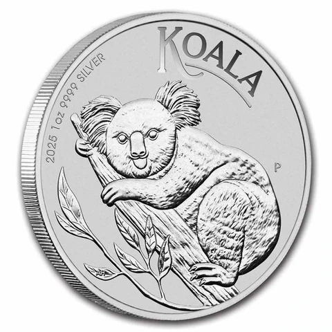 2025 Australian Silver Koala 1 oz bullion coin reverse
