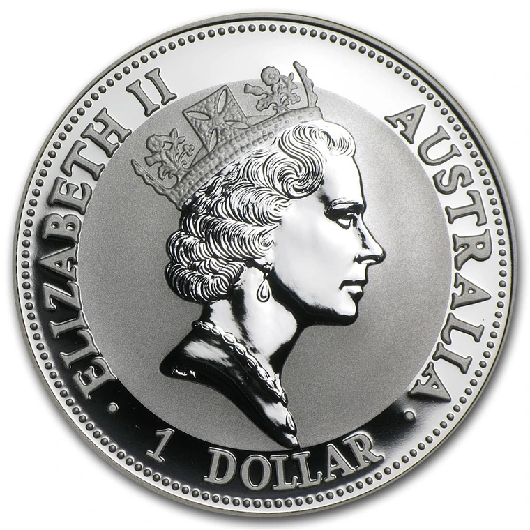 1993 Australian Silver Kookaburra 1 oz bullion coin obverse