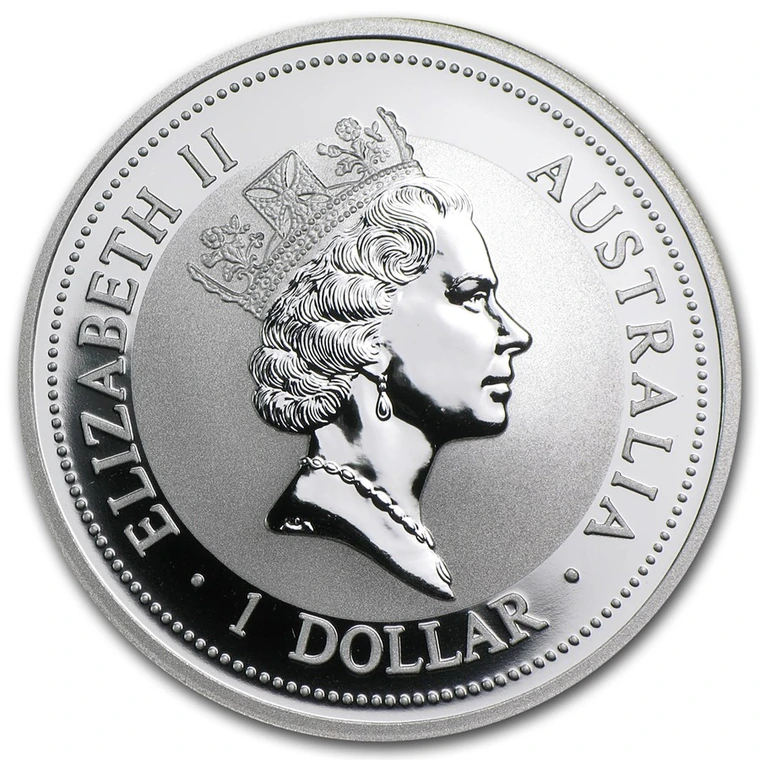 1995 Australian Silver Kookaburra 1 oz bullion coin obverse