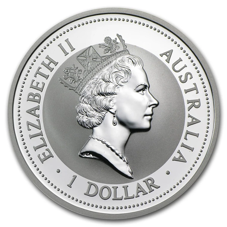 1998 Australian Silver Kookaburra 1 oz bullion coin obverse