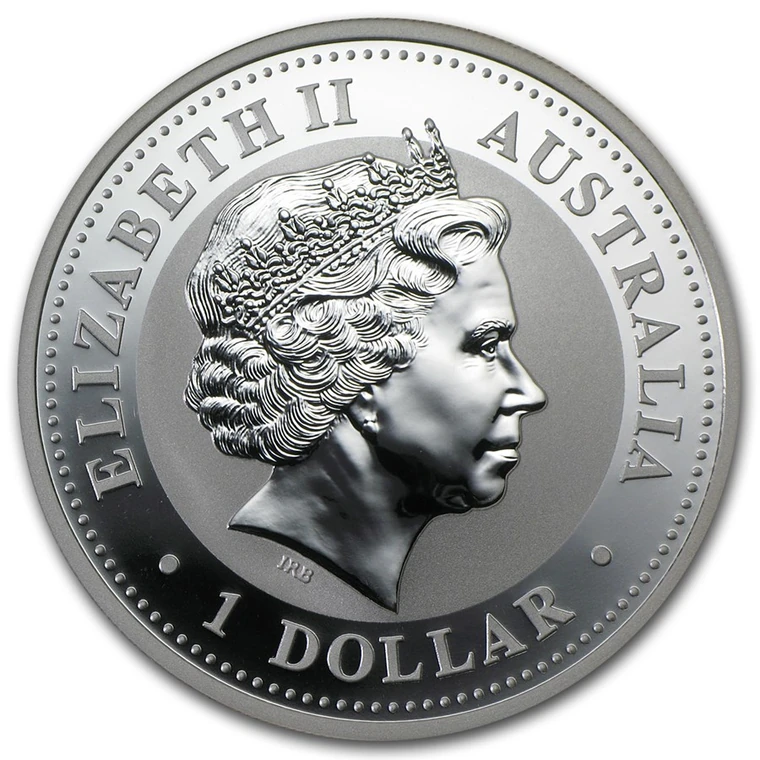 2000 Australian Silver Kookaburra 1 oz bullion coin obverse