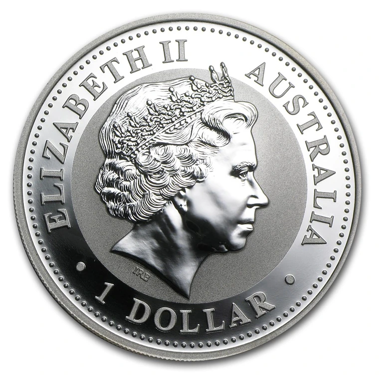 2003 Australian Silver Kookaburra 1 oz bullion coin obverse
