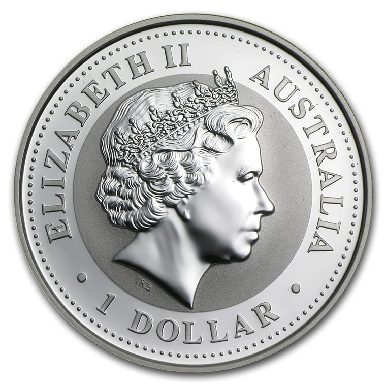 2005 Australian Silver Kookaburra 1 oz bullion coin obverse