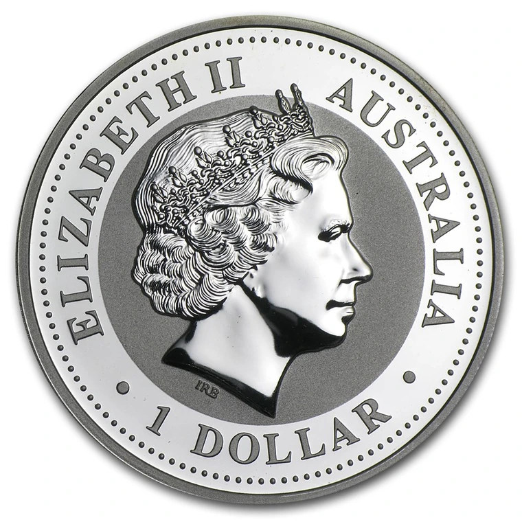 2007 Australian Silver Kookaburra 1 oz bullion coin obverse