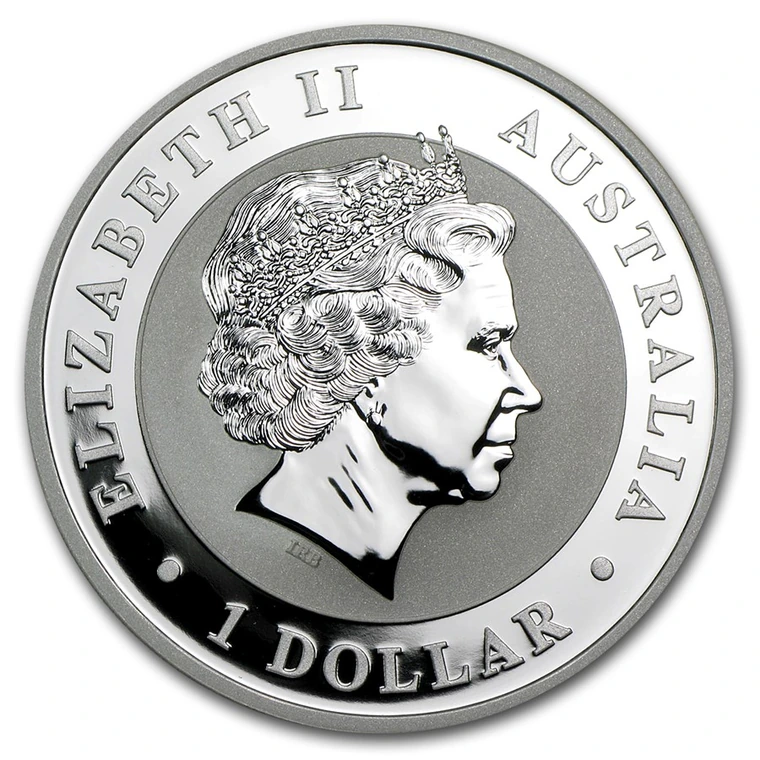 2013 Australian Silver Kookaburra 1 oz bullion coin obverse