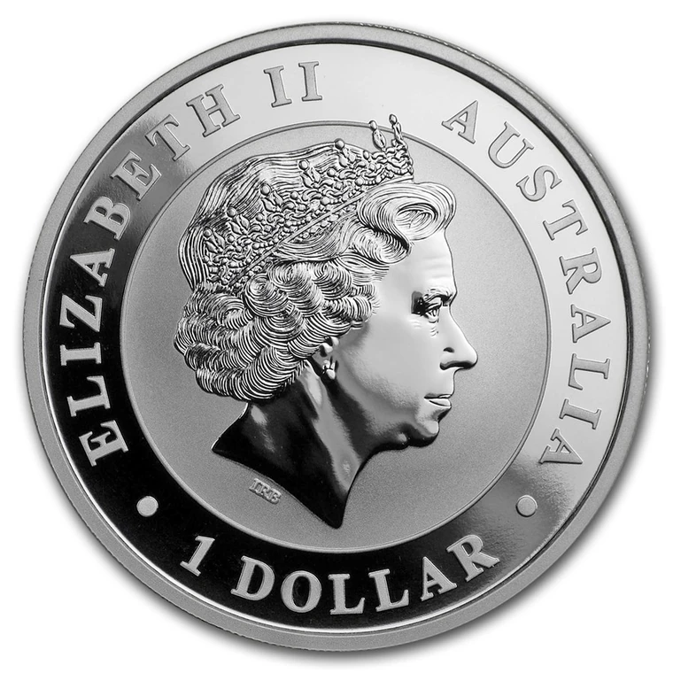 2018 Australian Silver Kookaburra 1 oz bullion coin obverse