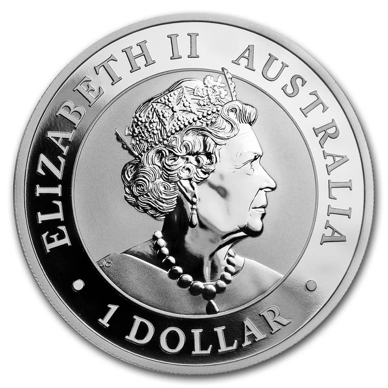 2019 Australian Silver Kookaburra 1 oz bullion coin obverse