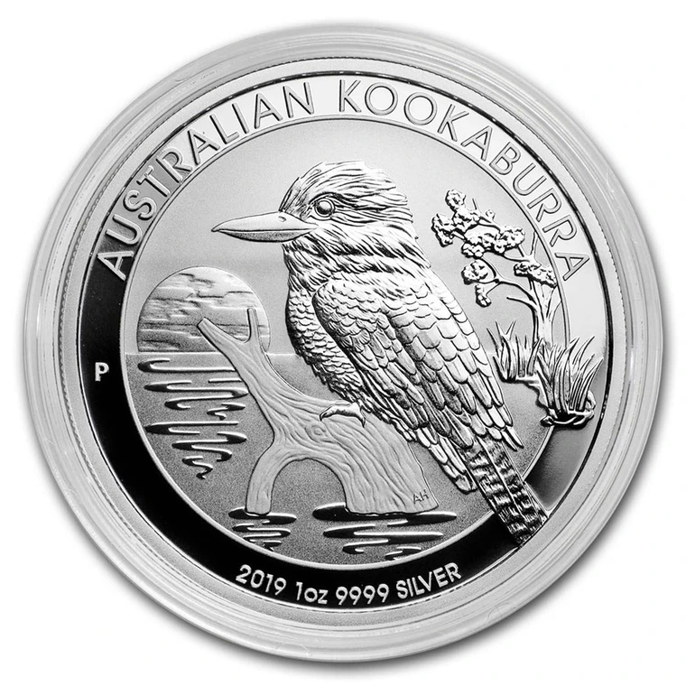 2019 Australian Silver Kookaburra 1 oz bullion coin reverse