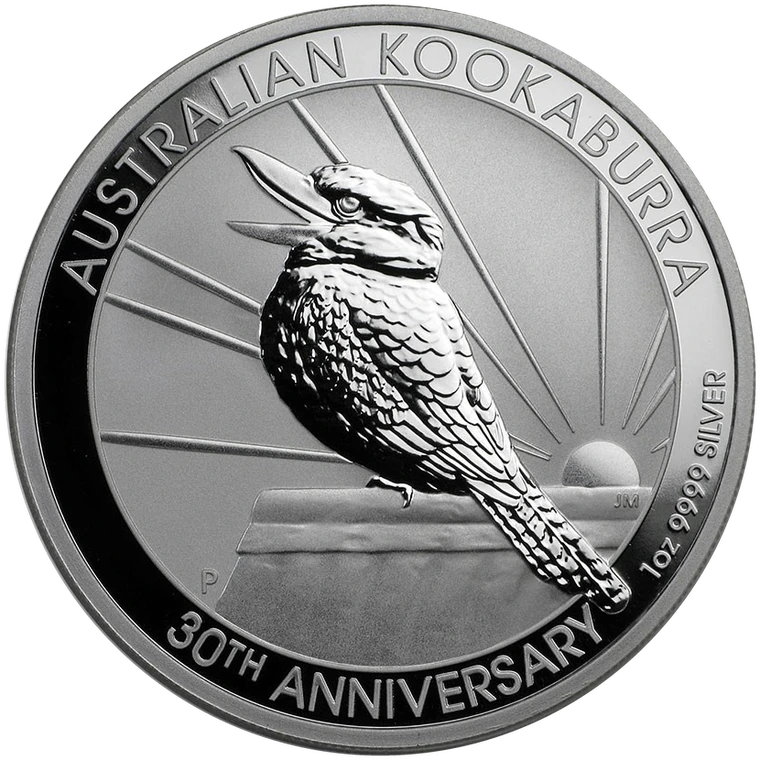 2020 Australian Silver Kookaburra 1 oz bullion coin reverse