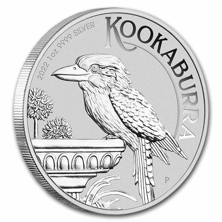 2022 Australian Silver Kookaburra 1 oz bullion coin reverse