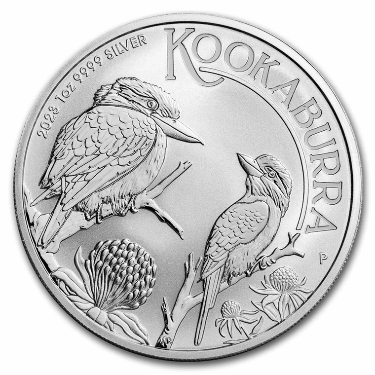 2023 Australian Silver Kookaburra 1 oz bullion coin reverse