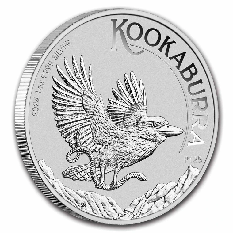 2024 Australian Silver Kookaburra 1 oz bullion coin reverse