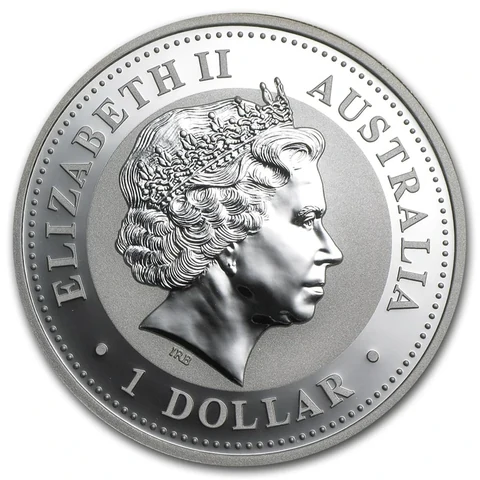 1999 Australian Silver Kookaburra 1 oz bullion coin obverse