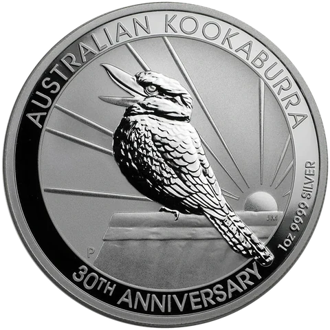 2020 Australian Silver Kookaburra 1 oz bullion coin reverse