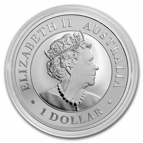 2023 Australian Silver Kookaburra 1 oz bullion coin obverse