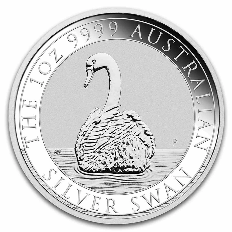 2023 Australian Silver Swan 1 oz bullion coin reverse